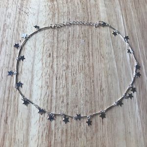 Dangly Star Choker Necklace